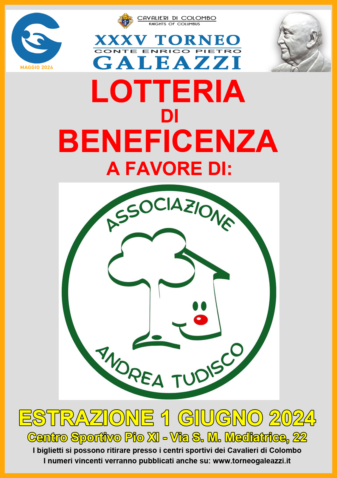 Raccolta fondi Torneo Galeazzi